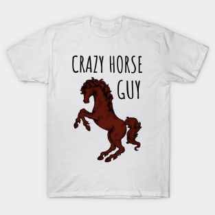 Crazy Horse Guy T-Shirt